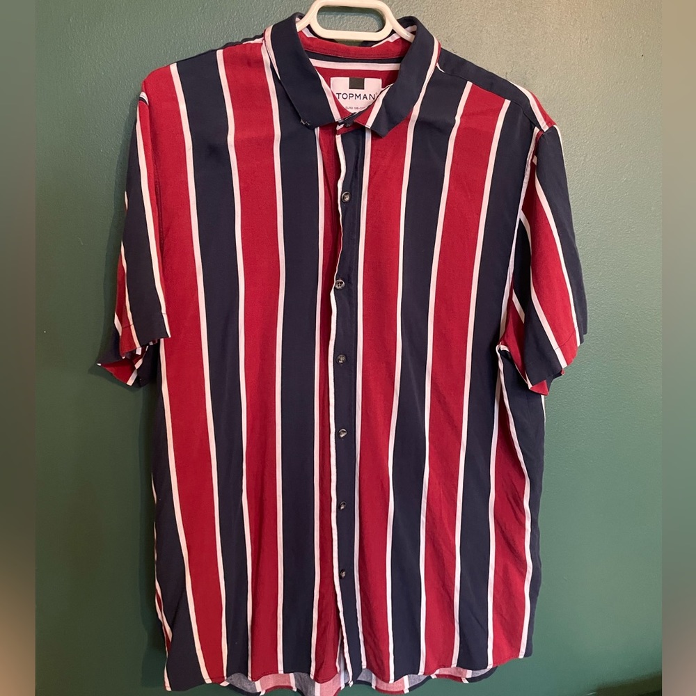 TOPMAN BUTTON UP MENS SHIRT